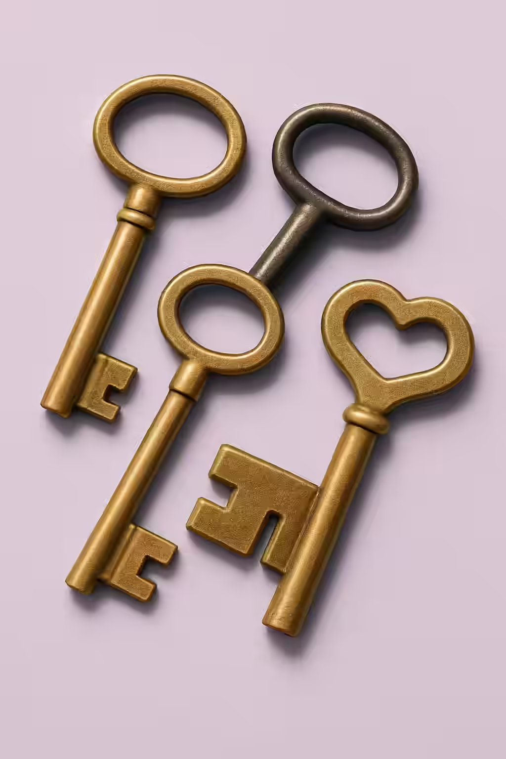 An illustration of a set of unique keys, symbolizing the importance of unique accesskey values.