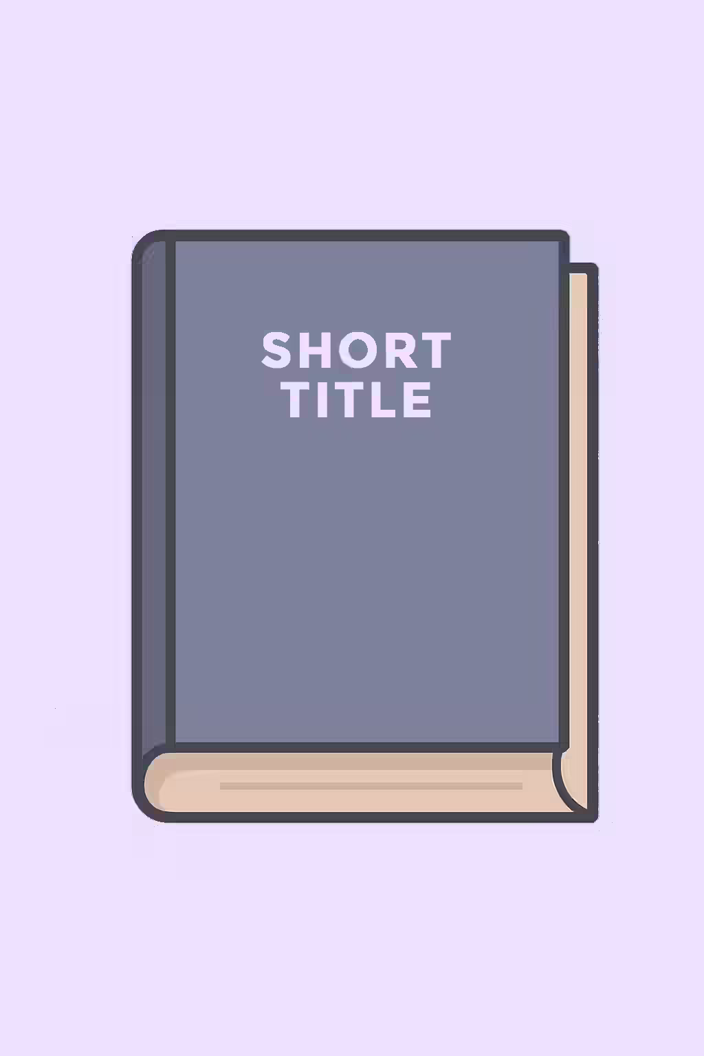 An illustration of a book with a very short title, symbolizing the importance of fixing H2 tags under 20 characters.