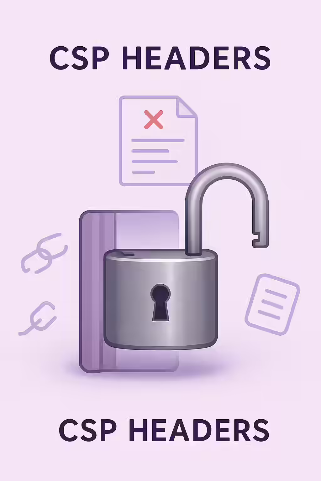An illustration of a shield protecting a website, symbolizing the security provided by a CSP header.