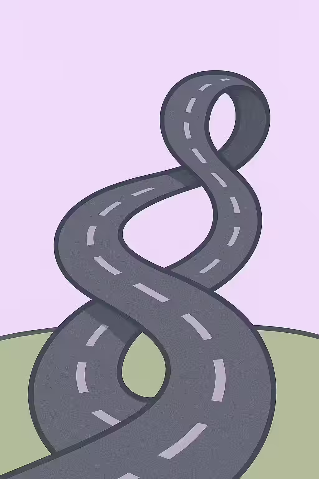 An illustration of a never-ending road, symbolizing the importance of fixing XML sitemaps over 50mb.